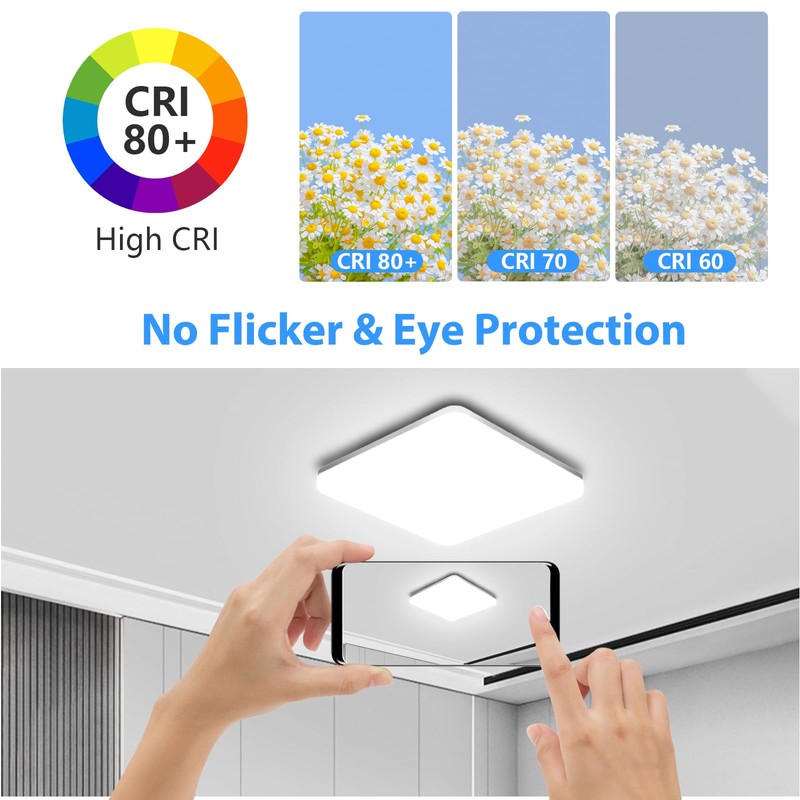 OUILA LED Ceiling Light, 20 W Ceiling Light for Kitchen,