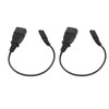 IEC320 C14 Male to IEC320 C7 Female Power Adapter Cable