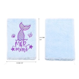 EXERZ Cute Mermaid Notebook Journal Diary Magic Notepad Office School Gift Present Modern To Own Use - Hologram Pink