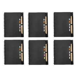 6 Piezas Libreta Ecologica Con Notas Adheribles Esquela