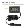 Digital Thermometer Hygrometer,INRIGOROUS Pack of 2 hygrometer thermometer Mini Probe