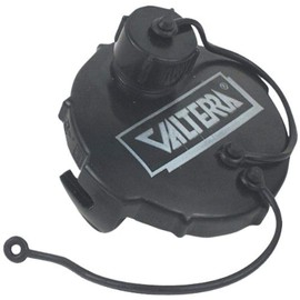 Valterra Valterra T1020-1VP Waste Valve Cap - 3" with Capped 3/4" GHT, Black (Carded)