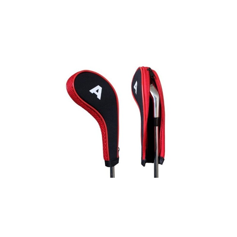 Andux Number Print Golf Iron Club Head Covers Zipper Long