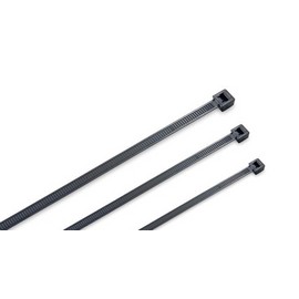 Unbranded 100 pcs CABLE TIES Assorted Sizes Black Plastic ZIP Tie Wire Cord Organizer Pack