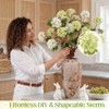 Riceshoot 6 Pcs Hydrangea Artificial Flowers, 30Inch Faux Silk Hydrangea