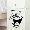 Smiley Face Toilet Sticker Funny Bathroom Stickers Toilet Seat Sticker