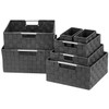 Sorbus Storage Box Woven Basket Bin Container Tote Cube Organizer