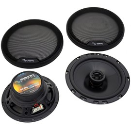 Harmony Audio HA-65 Compatible with GMC Yukon XL 2001-2002 Rhythm Series 6.5" Replacement 300W Speakers & Grills, HA-R5 Series 5.25" 225W Speakers and HA-724568 Factory Speaker Replacement Harness