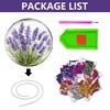 Eiflow Hanging Diamond Art Kit for Adults Lavender, Acrylic Diamonds
