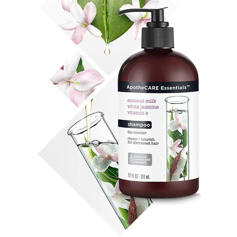 ApotheCARE Essentials Shampoo - The Mender - Coconut Milk, White