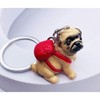 Cute Cartoon Dog Keychain Pendant - Sweet Kawaii Charm for