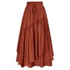 Scarlet Darkness Long Skirts for Women Renaissance Costume Pirate Maxi