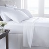 Hachette] DOUBLE SIZE WHITE 100% EGYPTIAN COTTON FITTED SHEET IN