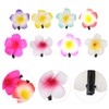 TENDYCOCO 24 Pieces 2nd 4Hawaii Hawaiian Plumeria Flower Clips Bridal