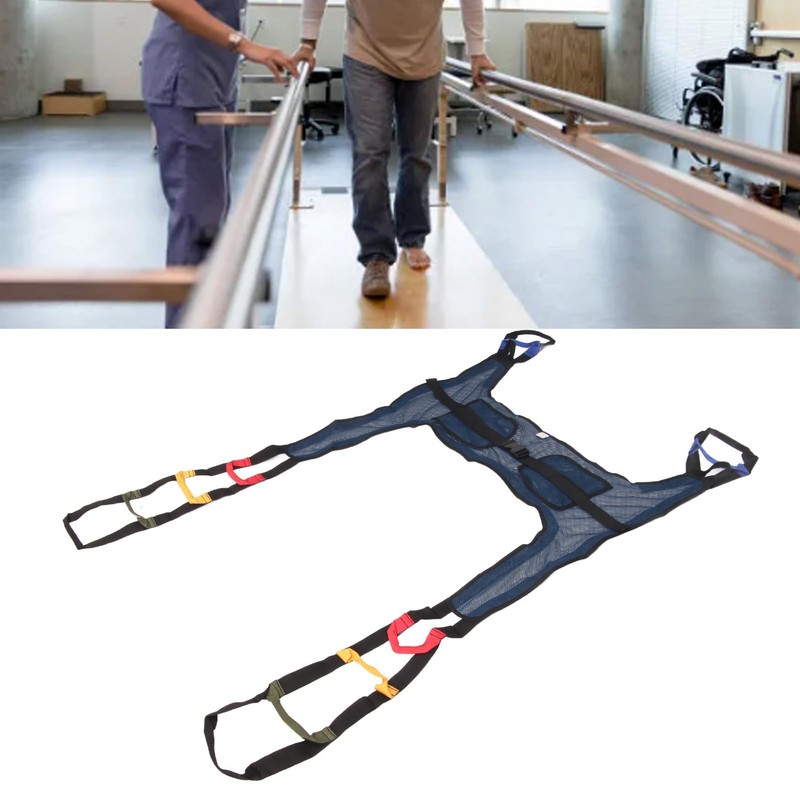 Fyearfly Patient Lift Toilet Strap, Large Mesh Strap, Toilet Strap,
