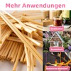 Bahan alamy Pack of 300 Wheat Straws, 20 cm Wheat
