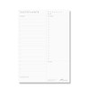 Daily Planner Pad DIN A5 with To-Do List and Schedule,