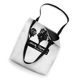 Oversized Palms Print - Creative Long Beach, CA - Black Tote Bag