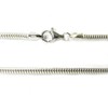 Sterling Silver Snake Cable Bracelet with Lobster Clasp For European