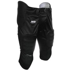 ADAMS USA Pro-Sheen Gameday Youth Football Pant with Integrated Pads Black, Large