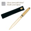 Classy Luxury Satin Gold Letter Opener