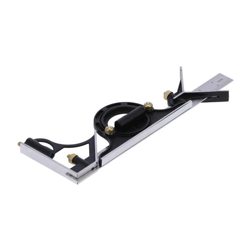 Combination Ruler Stainless Steel Caliper Protractor Angle Guage Woodworking Measure