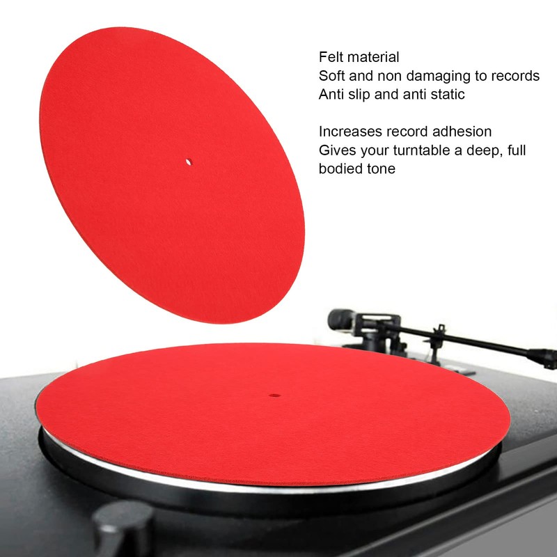 Turntable Mat, Plates Antistatic Slipmat, Felt Turntable Mat, Turntable Mat,