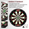 ONE80 Gladiator II Dartboard with Top-Grade African Sisal and Sword