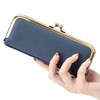EutDett Leather Makeup Bag, Small Makeup Organizer for Purse Essentials,