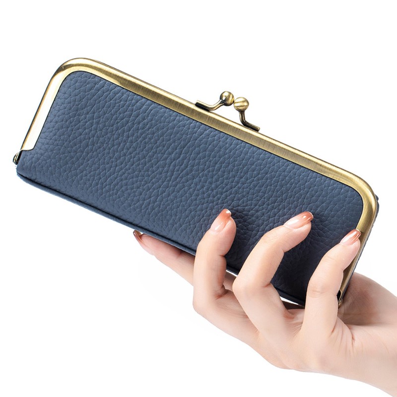 EutDett Leather Makeup Bag, Small Makeup Organizer for Purse Essentials,