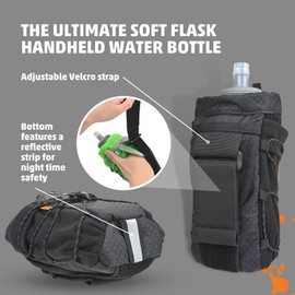 Soft Flask Handheld, 500ml, Black
