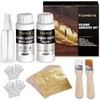 Yeardera Gold Leaf Kit, 100ml Gilding Adhesive and Varnish with