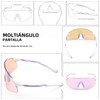 Gafas de sol deportivas fotocrómicas sin marco para hombres y