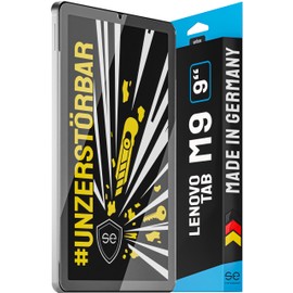 smart engineered S.E Glass Film for Lenovo Tab M9 Tablet (9 inches), Indestructible Tempered Glass Film, 9H with Anti-Shock, Innovative Installation and Unbreakable Material, Made in Germany