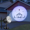 Tuanse Christmas Outdoor Projector Lights Santa Snowflake Tree LED Flood Light Holiday with Stars for Christmas Party Garden Landscape Decoration