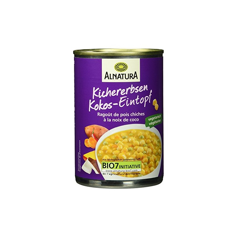 Alnatura Organic Chickpeas Coconut Stew, 400 g