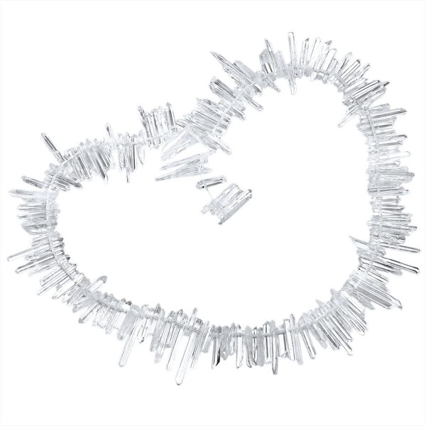 mookaitedecor Tiny Natural Clear Quartz Crystal Points for Jewellery Making