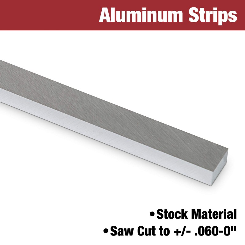 TCI Precision Metals 3003 Aluminum Strips .125" Thick X 2.000"