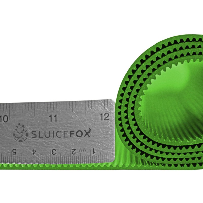 Sluice Box Rubber V Matting; Gold Sluice mat for fine