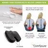 Comfysure Memory Foam Car Seat Cushion Lower back support pillow