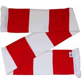 Exeter Football Fans Red & White Retro Traditional Match Day Bar Scarf (100% Acrylic)…