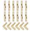 uxcell 18Pcs Invisible Brass Barrel Hinge, 30x5mm Concealed Hinges, Folding