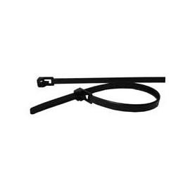 Cable-Tex 100 pack of Releasable Cable Ties Tidy 200 x 8.0mm Black