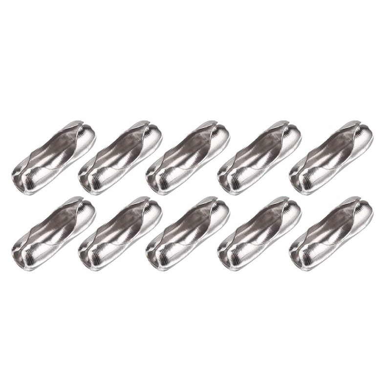 10 Feet Stainless Steel Beaded Pull Chain Extension with Connector,Beaded