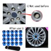 Nihfien 20 Pcs Wheel Lug Nut Covers, 19mm Universal Anti-Rust