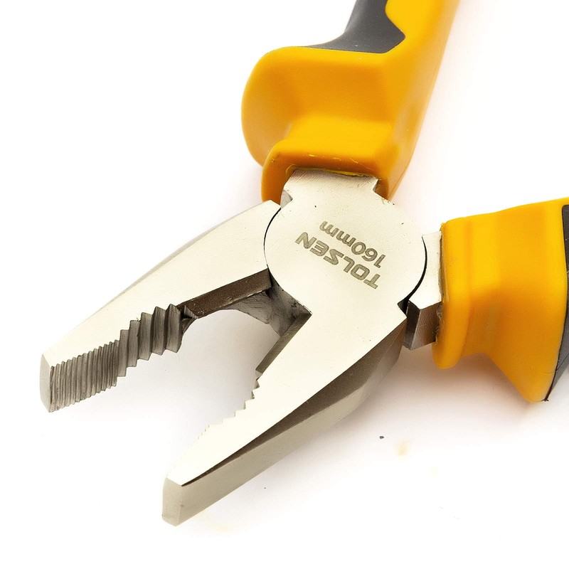 Tolsen Combination Pliers 160mm(6") & 200mm (8") (1, 160mm (6"))
