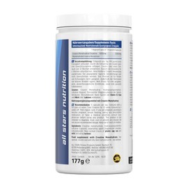 All Stars Creatin Mega Caps I hochreines Kreatin-Monohydrat I 150 Kreatin Kapseln vegan I 1000mg Creatine Monohydrate pro Kapsel I Supplement ohne Gelantine, Fett & zuckerarm