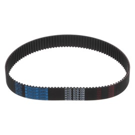 sourcing map HTD-5M Rubber Toothed Belt 570 mm Circumference x 25 mm Width x 3.6 mm Height, 114 Teeth Closed Loop Groove Belt, 5 mm Pitch