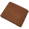 myledershop Genuine Buffalo Full Leather Farmer Wallet / Purse /