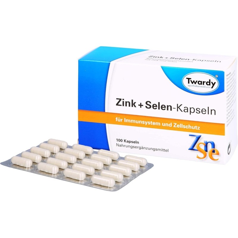 Astrid Twardy Zinc + Selenium Capsules, 3 x 100 Pieces,